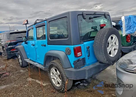 2018 Jeep Wrangler Unlimited Sport из США, поврежденный, VIN 1C4BJWKG1JL853235